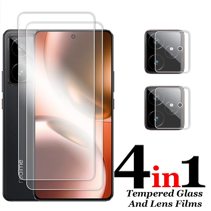 For Realme GT 7 Glass Full Glue Clear Screen Protector For Realme GT 7T GT7 Tempered Glass For Realme GT 7 Global Lens Film