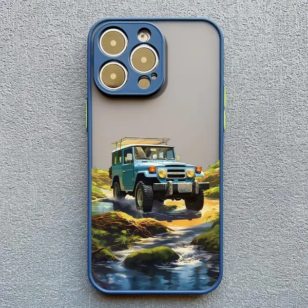 Reise Landschaft Bus Telefon Fall Für iPhone 17 16 15 11 14 Pro Max XS X XR 13 12 Pro Max mini 16 15 14 Plus Stoßfest Zurück Abdeckung – Detail 11