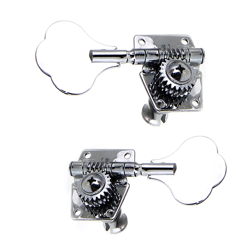 Vintage Jazz Bass Tuning Pegs Open Geared Electric Bass Tuners MetalString Tuner Rustproof Fadeproof Basses Tuners