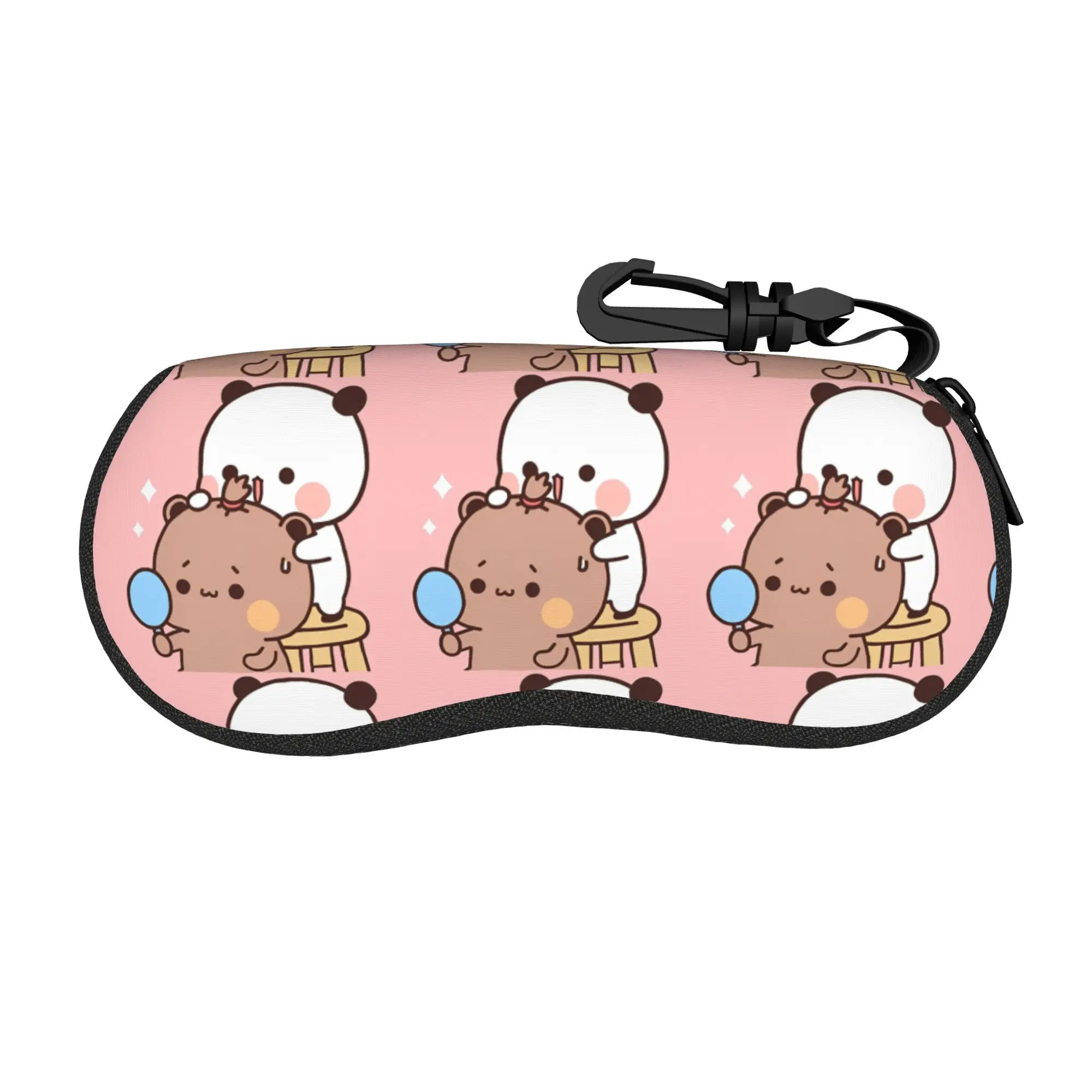 Cute Cartoon Bubu Dudu Glasses Case  Sunglasses Pouch Convenient Vintage Eyewear Storage Key Chain Unisex Eyeglass Protector