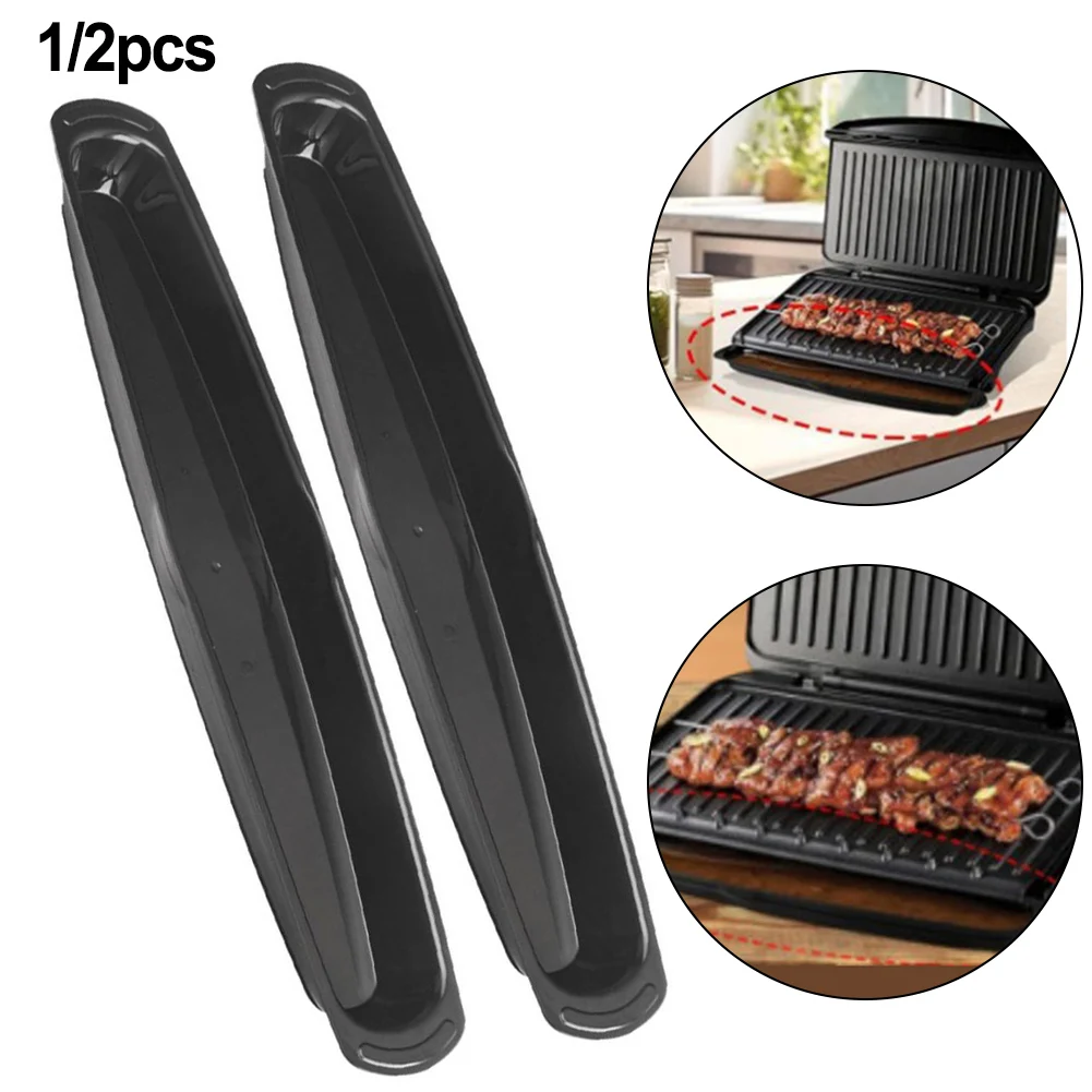 Para george foreman grills grill gotejamento pan substituição ao ar livre grelhar preto promove limpeza conveniente de usar