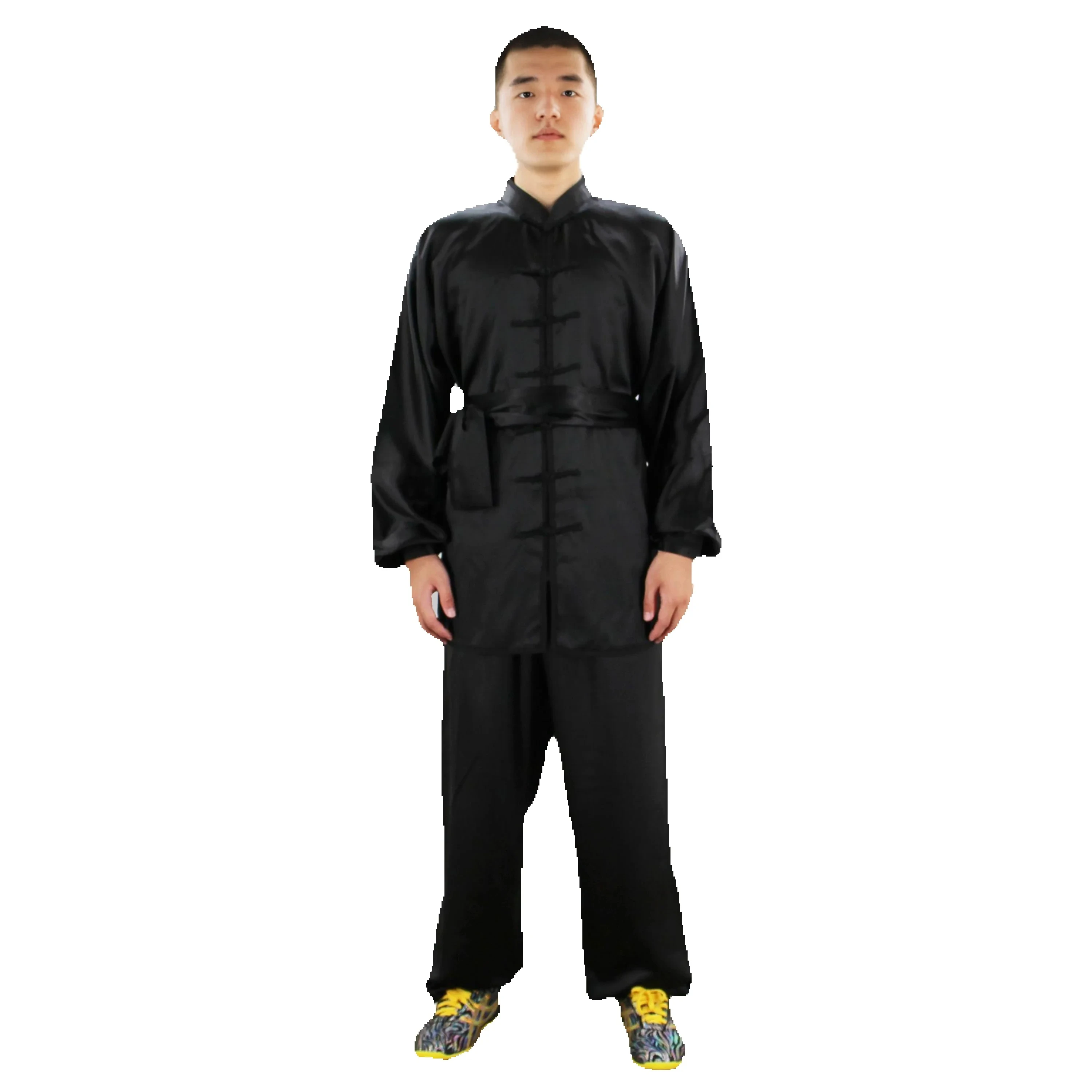 Unisex Tai Chi Martial Arts Training Uniform Chinese Taiji Wushu Kungfu Attire Competition Tops + Pants Suits CT064 view 4