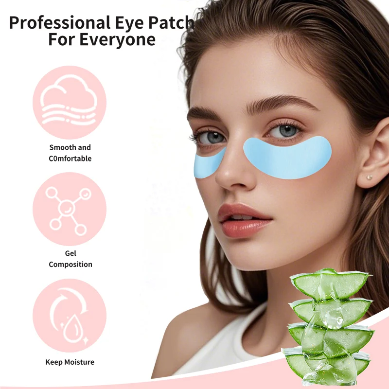 50 pares de hidrogel transparente sob os olhos gel remendo almofadas cílios levantamento papel adesivos extensão dos cílios ferramentas de maquiagem descartáveis