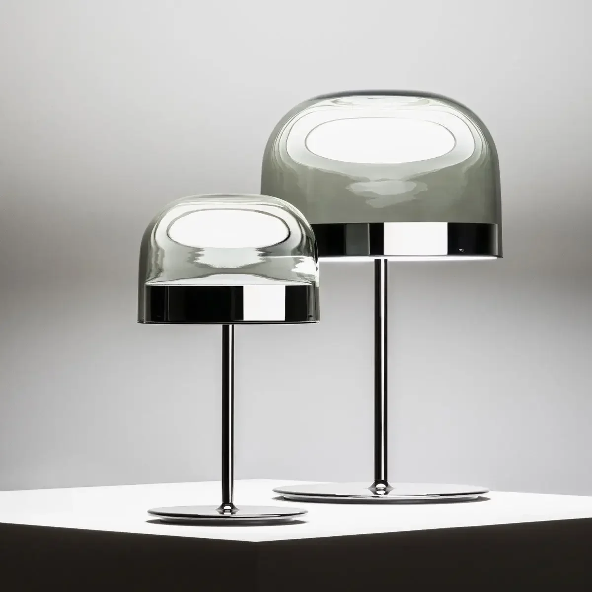 

Nordic Minimalist Postmodern LED Decorative Light Italian Designer Bedroom Bedside Lamp, Living Room Decorative Glass Floor Lamp