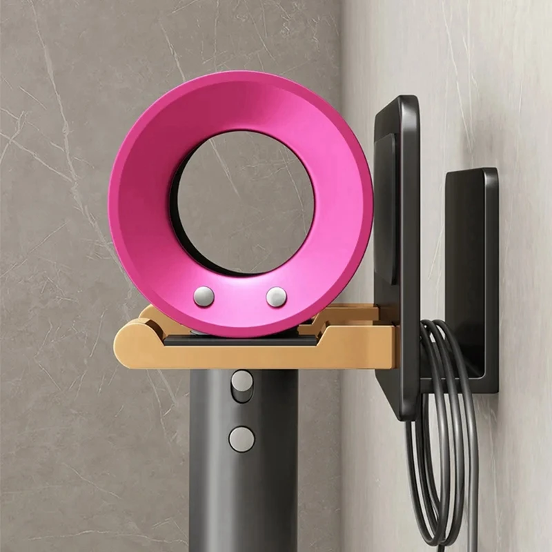 Air Dryer Holder Wall Mounted No Drilling Required Storage Organizer For Electric Hair Dryers And Accessories