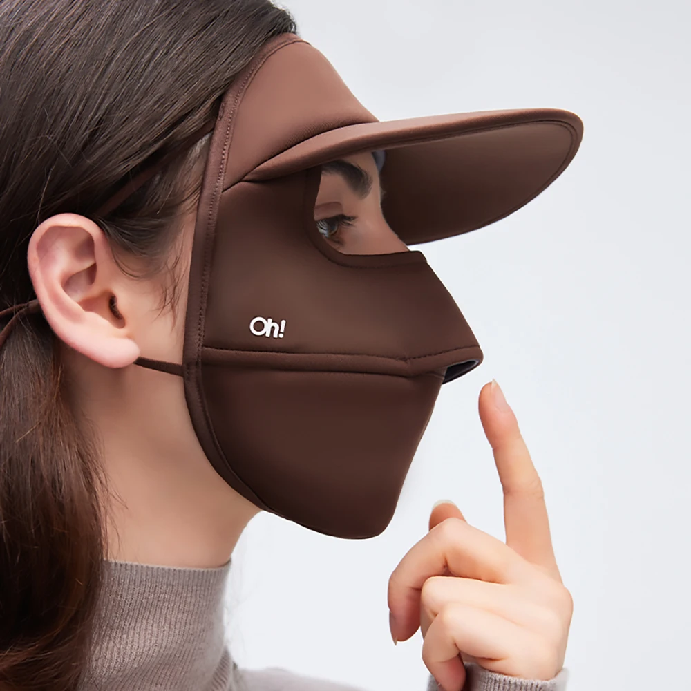 OhSunny 冬用フルフェイスカバー暖かいマスク、熱を増加させる防風マスク肌に優しい裏地、屋外の寒い天候の保護