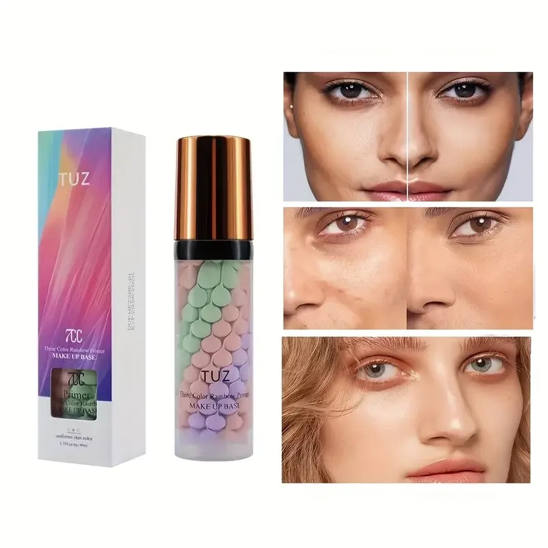 One-step Liquid Concealer skin Mixed Isolation Lotion Makeup Invisible Pore Moisturizing Bright Skin Face Primer Base Foundation