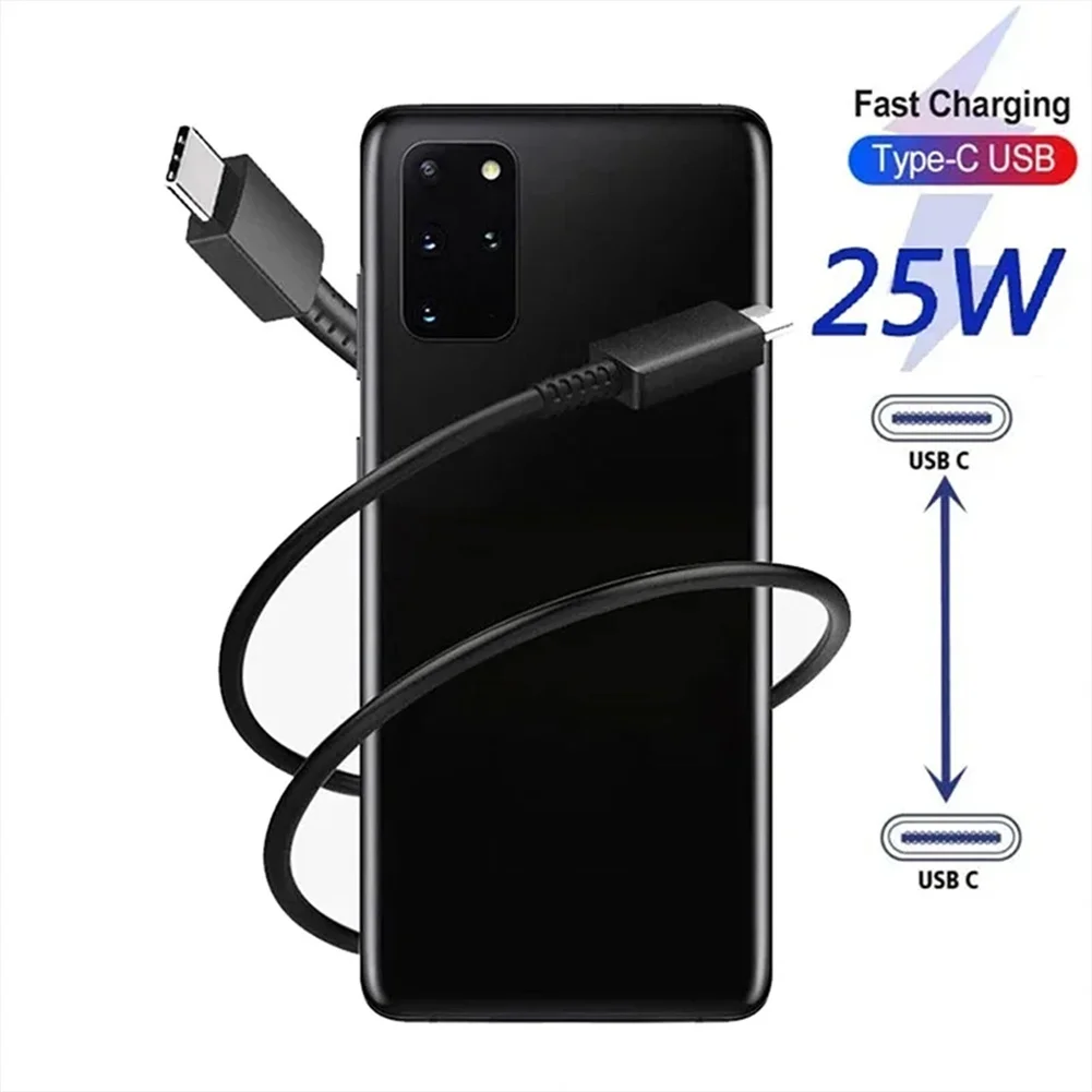 Type C Charger 25W Fast Charging USB C Charger With 3.3 FT Type-C Cable Compatible For Galaxy S23 S22 S22 Ultra S21 Iphone 15