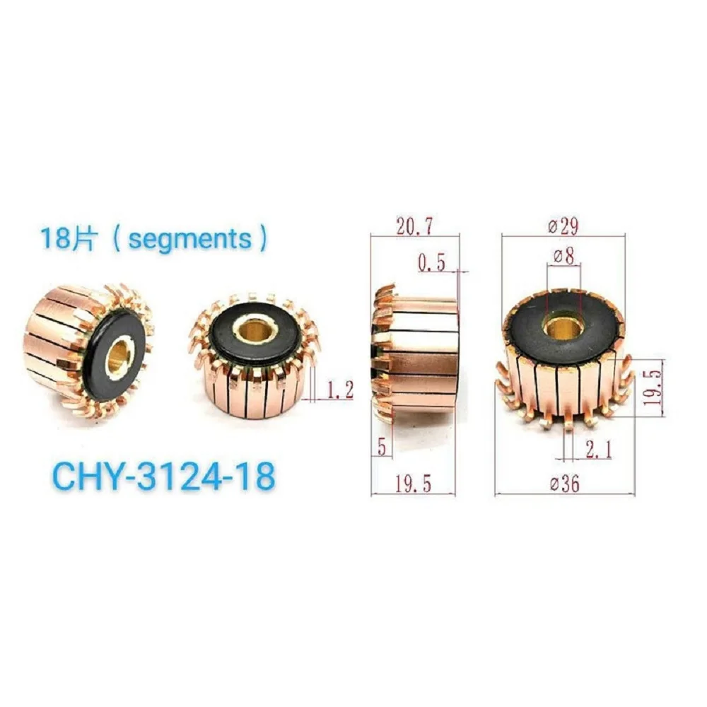 29*8*19.5*18P Commutator Chy-3124-18