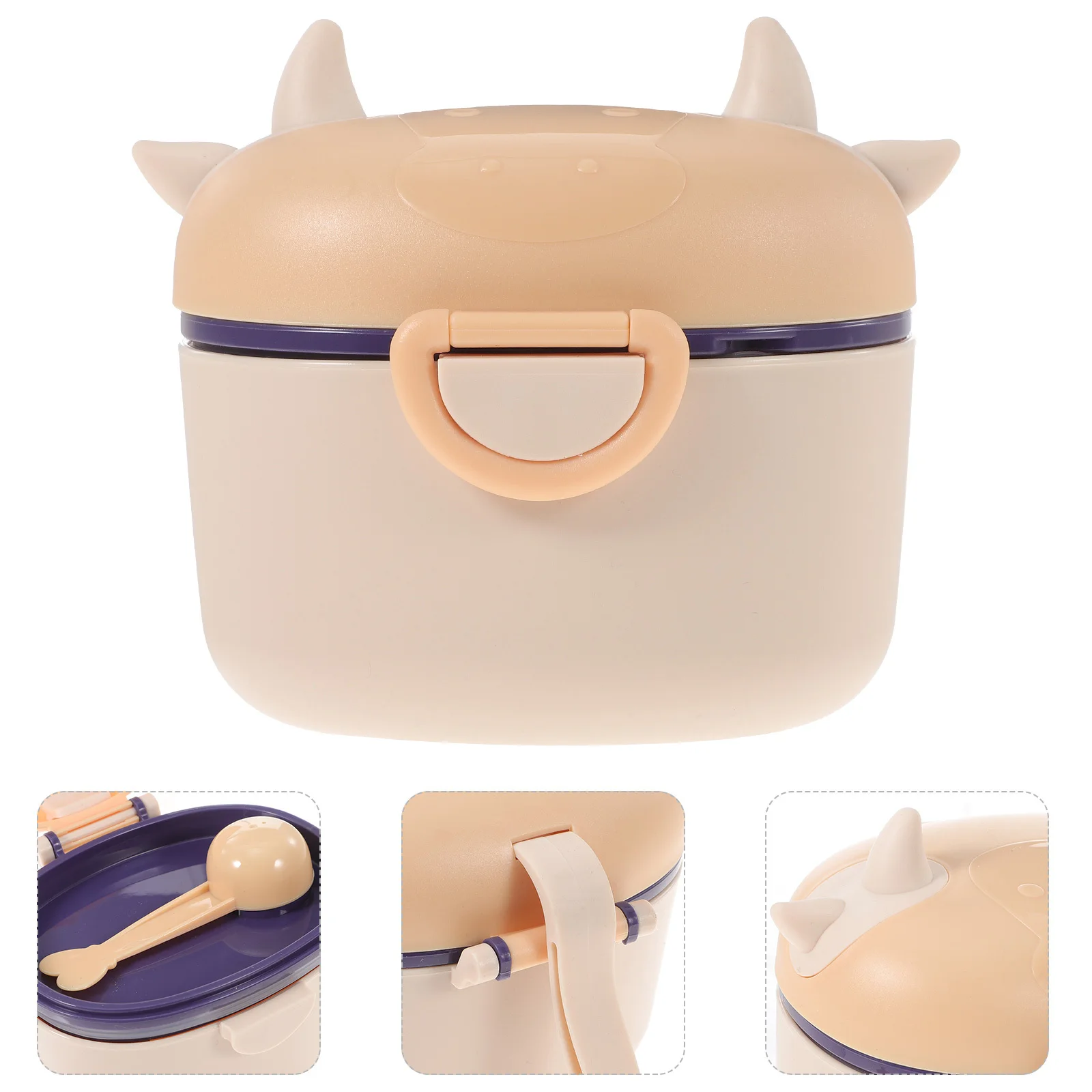 

Коробка для хранения сухого молока, контейнеры для детских закусок, уникальный дизайн с коронами, практичный, удобный для переноски, для путешествий