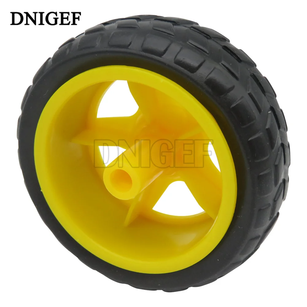 DNIGEF New TT Motor Motor Wheels Smart Car Chassis Robot Remote Control Car Wheels For Arduino Diy Kit