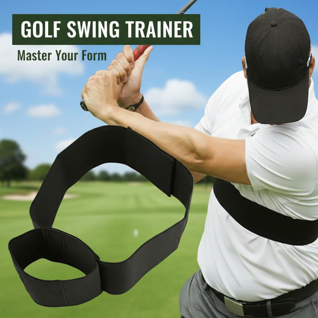 

Elastic Golf Swing Trainer Arm Band Belt for Men And Women Gesture Alignment Tool