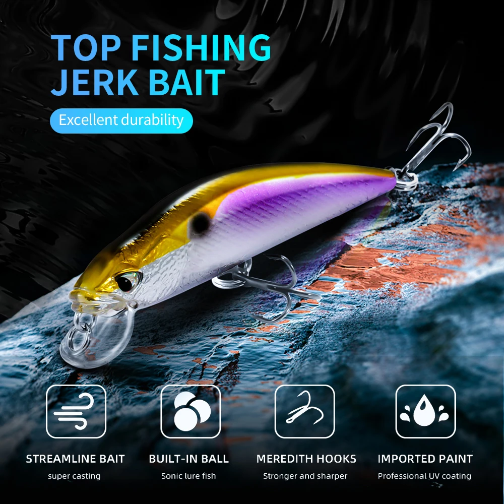 Sinking Minnow 9cm 16g Wobbler – Fishing Lure Jerkbait recenzja i cena