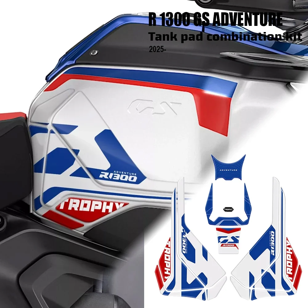 3D Gel Sticker Tank Side Stickers for BMW R 1300 GS ADV R 1300 GS Adventure 2024 2025 Tank Pad Combination