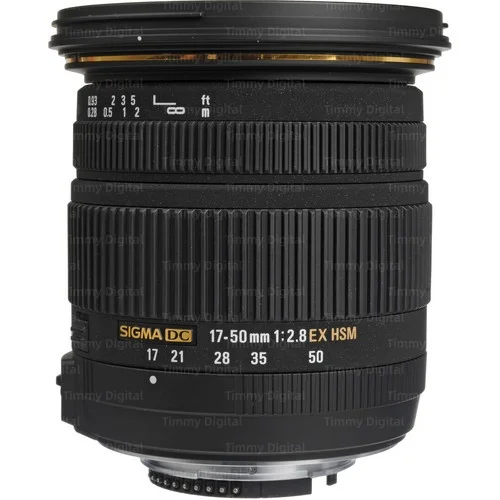 سيجما 17-50 ملم f/2.8 EX DC OS HSM FLD عدسة تكبير قياسية ذات فتحة كبيرة لكاميرا نيكون الرقمية DSLR
