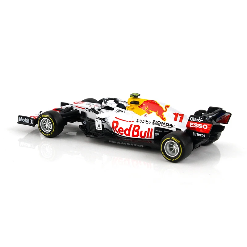 Модель автомобиля Bburago, 1:43, Red Bull, гонки, RB16b 2021 #11 Перес, сплав, литые модели автомобилей, коллекция игрушек, подарок