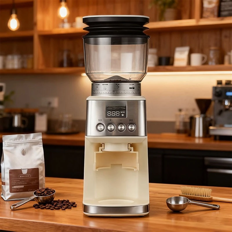 Coffee shop bean grinder high carbon steel cone knife hand punch Italian bean grinder