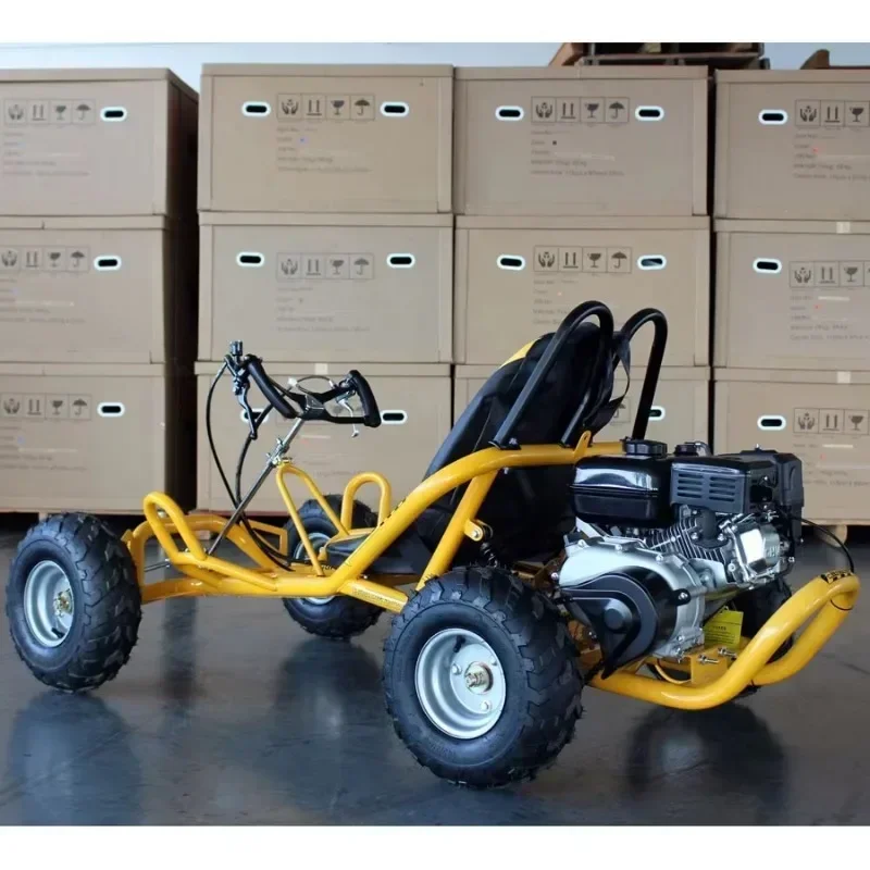 عربات التي تجرها الدواب ذات سرعة أمان 25 كم/ساعة للأعمار من 105 سي سي كارتينج البنزين عالي التحمل مع 4 عجلات