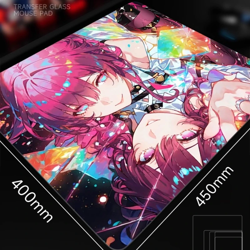 ATOM Painted Glass Mouse Pad Large Size 3.2mm Upgraded Version Smooth FPS Game Desk Mat Custom Smooth Mousepad Accessories Gift