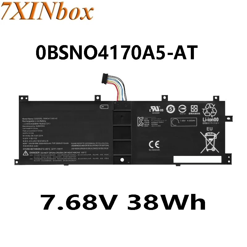 

Аккумулятор 7XINbox для ноутбука Lenovo Miix 510-12ISK 520-12IKB 525-12IKB BSNO4170A5-AT GB 7,68-31241