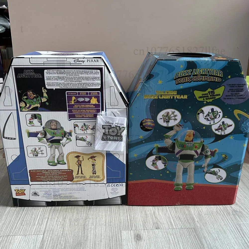 Story 3 4 Talking Buzz Action Figures Body Doll Model Toys Voice Doll Action Figures Model Toys Joint Movable Christmas Gift