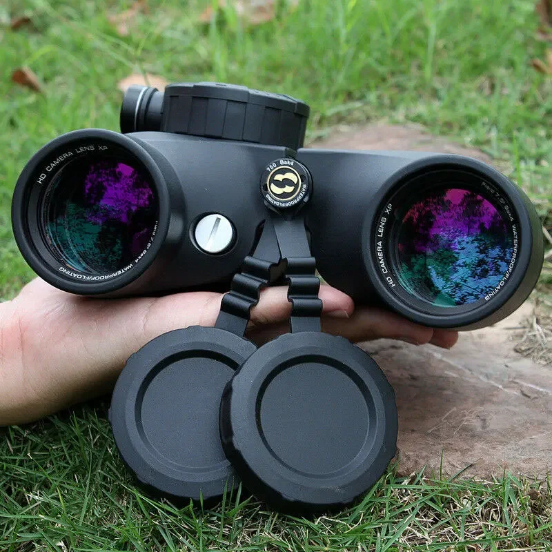 7x50 Binoculars HD  Waterproof Proof Binocular Telescope Hunting Illuminated Compass Rangefinder