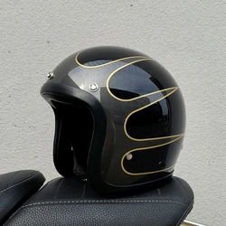 Low TT&COCASCOS Profile Open Face Retro Small Shape Motorbike Helmet Motorcycle Helmet 500TX Helmet Japanese style Korea Style