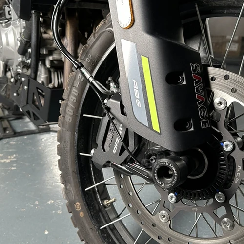 Imagen 2 del producto Para CFMOTO MOTO CF 450MT 450 MT MT450 accesorios Protector de pinza de freno delantero de motocicleta protector de cubierta de depósito de líquido de freno trasero