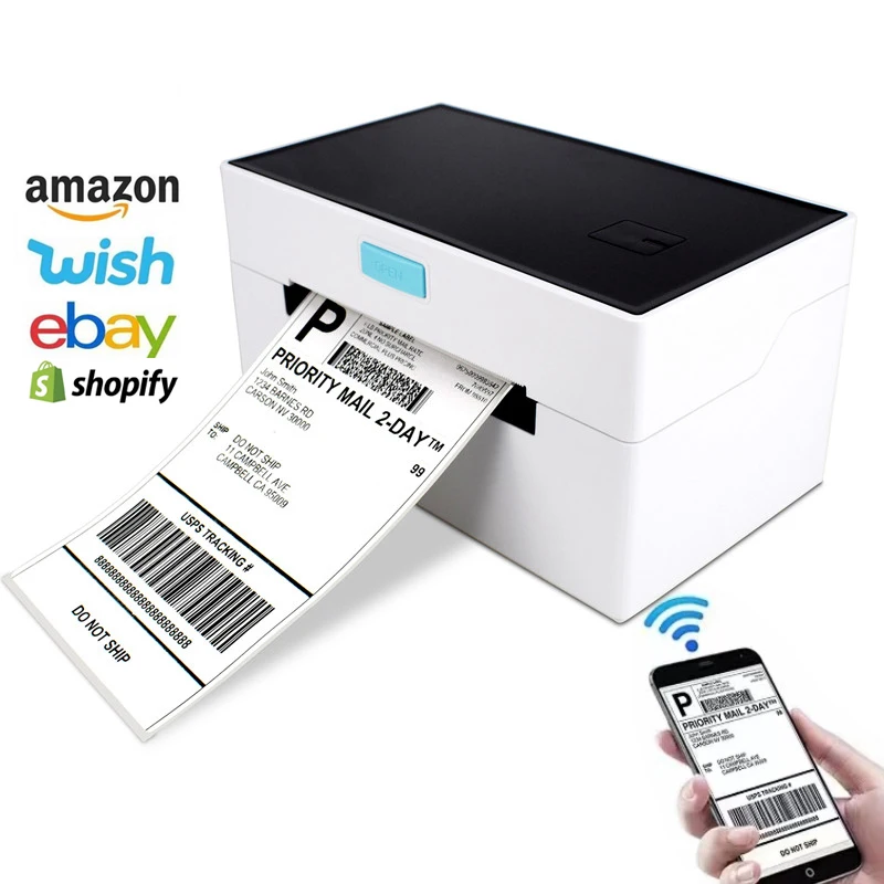 

4 Inch Shipping 4X6 Invoice Thermo Portable Barcode Sticker Bar Printing Machine Label Posatage Thermal Printer for Amazon Ebay