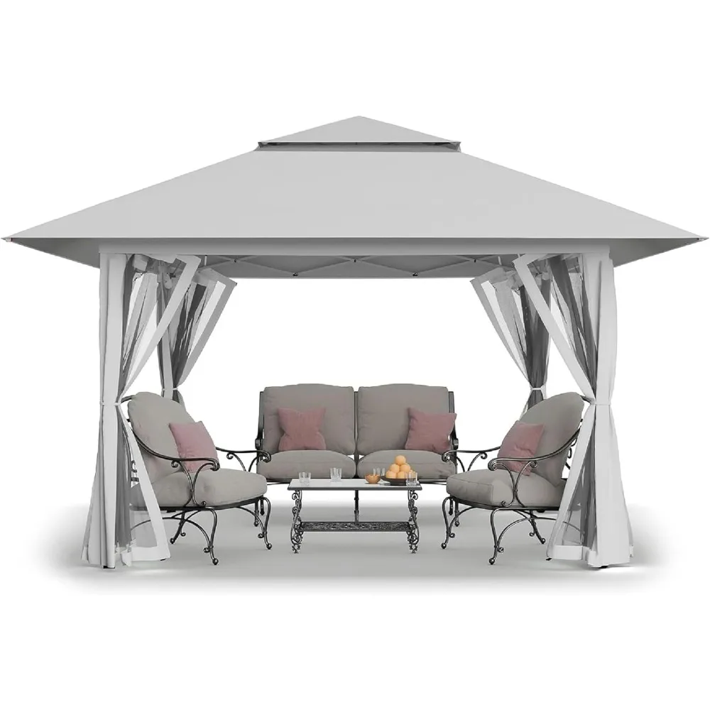 

13x13 Pop up Gazebo Outdoor Canopy Tent for Backyard Patio Furniture Gazebos on Clearance Carpa Pop up Tent