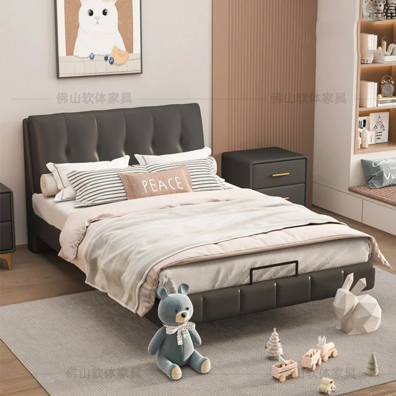 عرض الخشب الملكة سرير مزدوج غرفة نوم لينة الراقية إطار سرير أوروبي بيع التوأم العصرية الفاخرة الأميرة Beliche صالون الأثاث #6