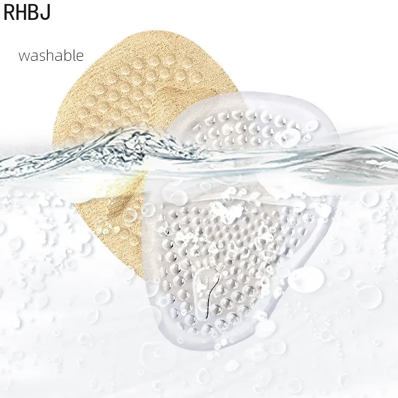 RHBJ High Heel Cushion Shoes Front Forefoot Half Sole Pads Thickened GEL Anti-Slip Pain Relief Arched Palm Cushion Foot Pad