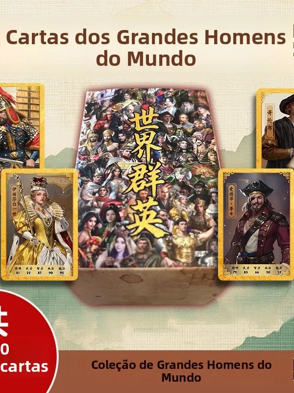 世界的に有名な人物-文学教育知識カード-20枚の古典カード-トーマス・アルバ・エジソン-銅版紙-両面ラミネート加工