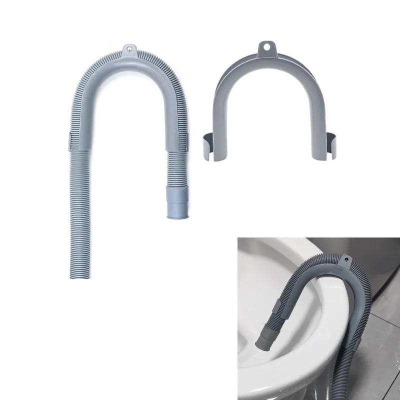 Universal U Shape Drain Outlet Hose Guide Assembly Fit Drain Hose Washing Machine Dishwashers Hose Clip Hose Holder Bracket