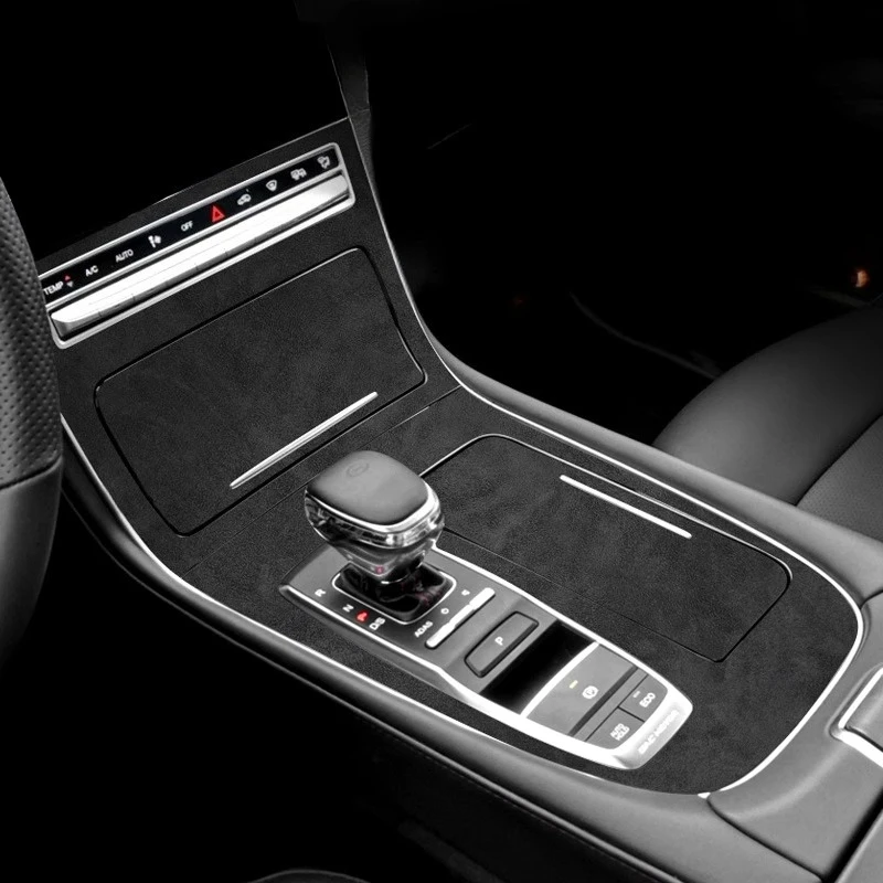 

For GAC MOTOR Trumpchi GS4 Plus Interior center console modification suede decoration protective film automotive supplies