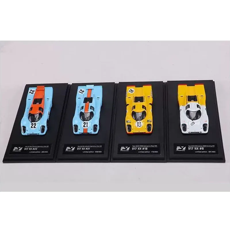Modelo de Auto de Carreras Finclassically FY 917 KH a Escala 1:64, Colección Estática Decorativa, Regalos y Juguetes para Fiestas