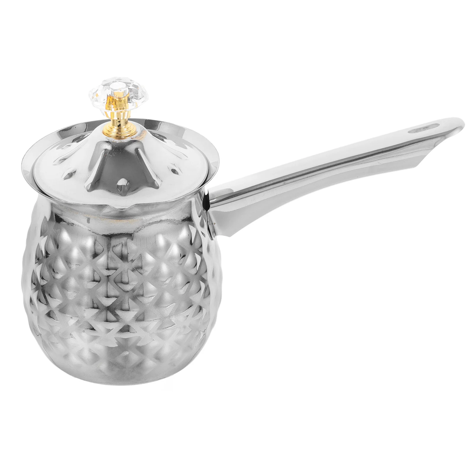

Stainless Steel Coffee Pot Multi-Function Turkish Kettle For Milk Heating Soup Drink Kitchen Use Metal Beverage Pot