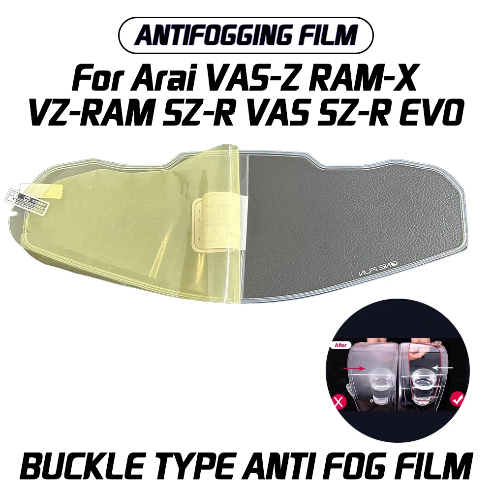 

For Arai VAS-Z RAM-X VZ-RAM SZ-R VAS SZ-R EVO motorcycle helmet modification lens anti fog film accessories