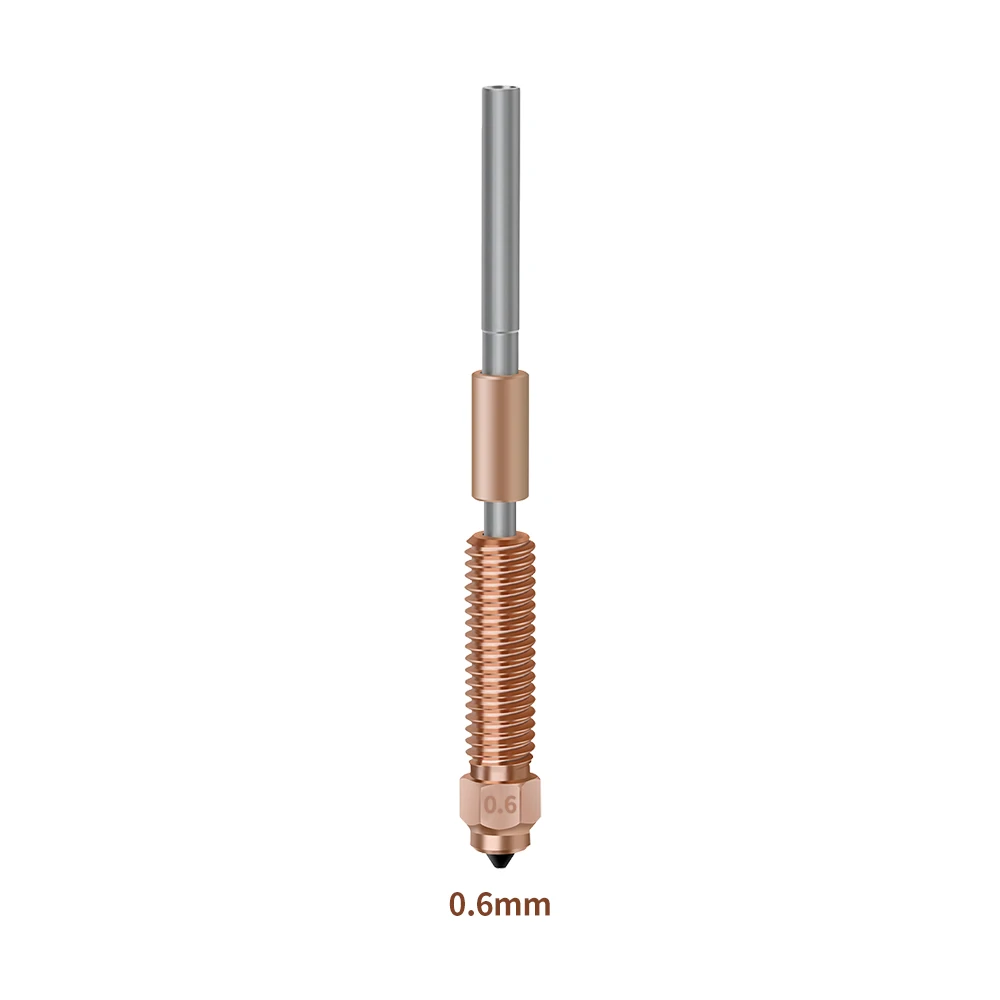 Upgraded K1C Printing Nozzle All-in-one Bimetal Copper Brass All-in-one Nozzles High Flow  0.4/0.6/0.8mm for Ender 3 V3 K1 Max