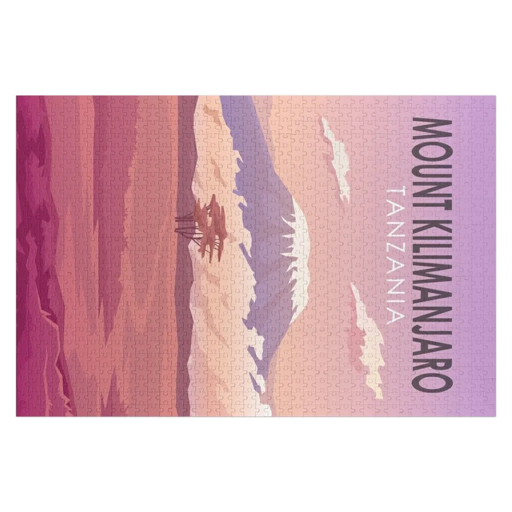 

Mount Kilimanjaro Tanzania Africa Retro Travel Art Vintage Jigsaw Puzzle Jigsaw Pieces Adults Wooden Jigsaws For Adults Puzzle