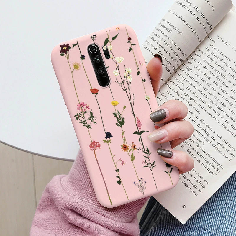 Heart Flower Case For Redmi Note 8 8T 8 Pro Phone Cover Cute Silicone Shockproof Soft Coque For Redmi Note 8 Shell Cartoon Love