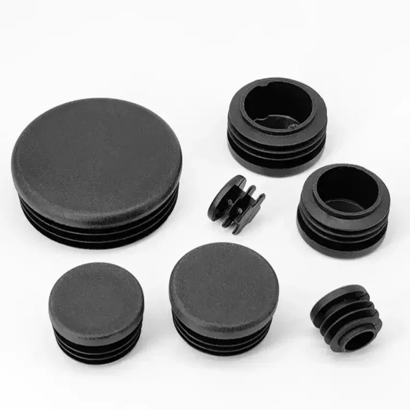 12~100mm Round PE Plastic Blanking End Cap Tube Pipe Inserts Plug Bung Insert Stopper For Chair Leg Pipe Decorative Dust Cover
