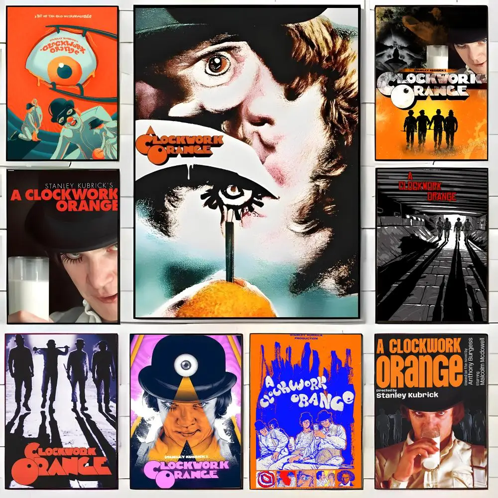 A Clockwork Orange Poster HD Self-Adhesive Wall Decals For Living Room & Bedroom Home Decor Gift
