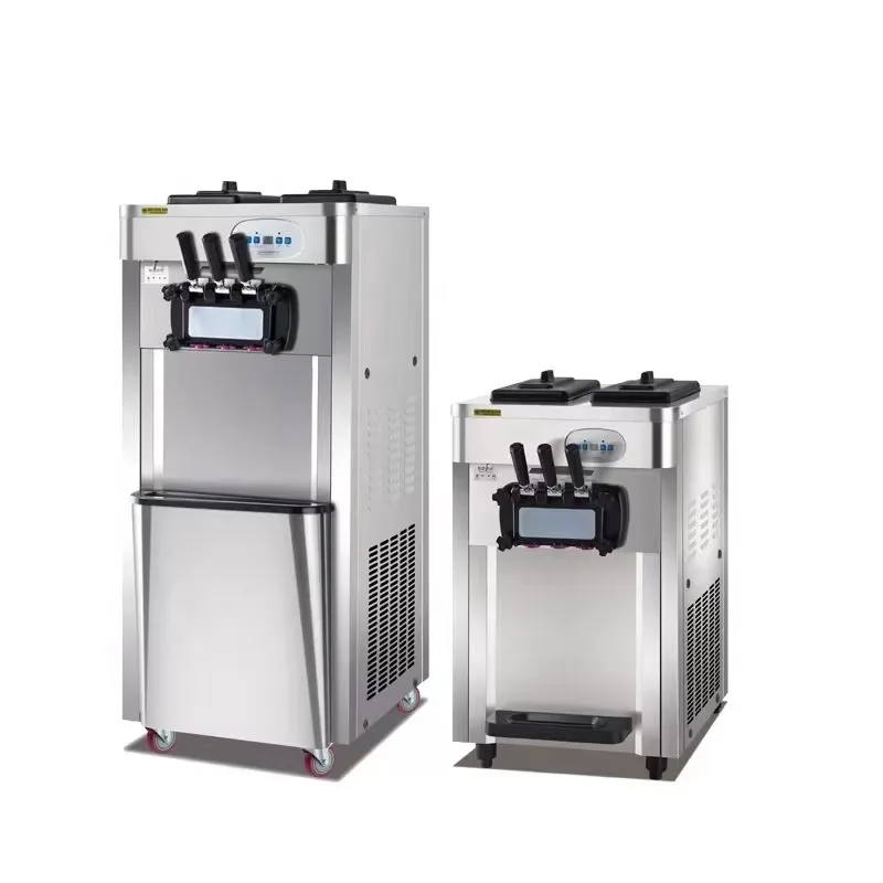 Desktop 3 flavors mini soft making ice cream machine price/small ice cream machine price