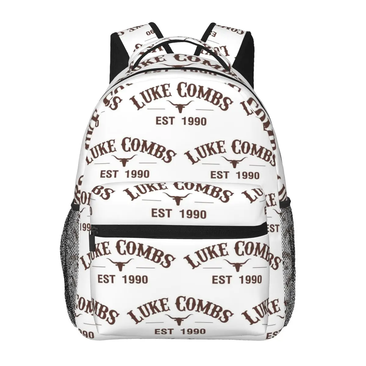 Country Singer Luke Combs Word Tour Student Backpack School Bag Hiking Travel Daypack for Men Women Fashion Bookbag Shoulder Bag