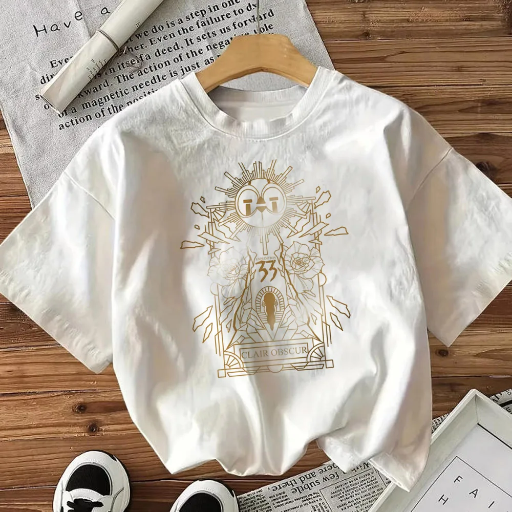 Expedition 33 top tees female 80s y2k scene  japan alternative  shirt korean fashion clearance sales 2000s
