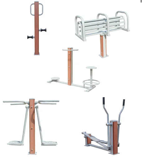 Outdoor Park Fitness Gear Plastic-Wood Composite Exercise Equipment Newly
