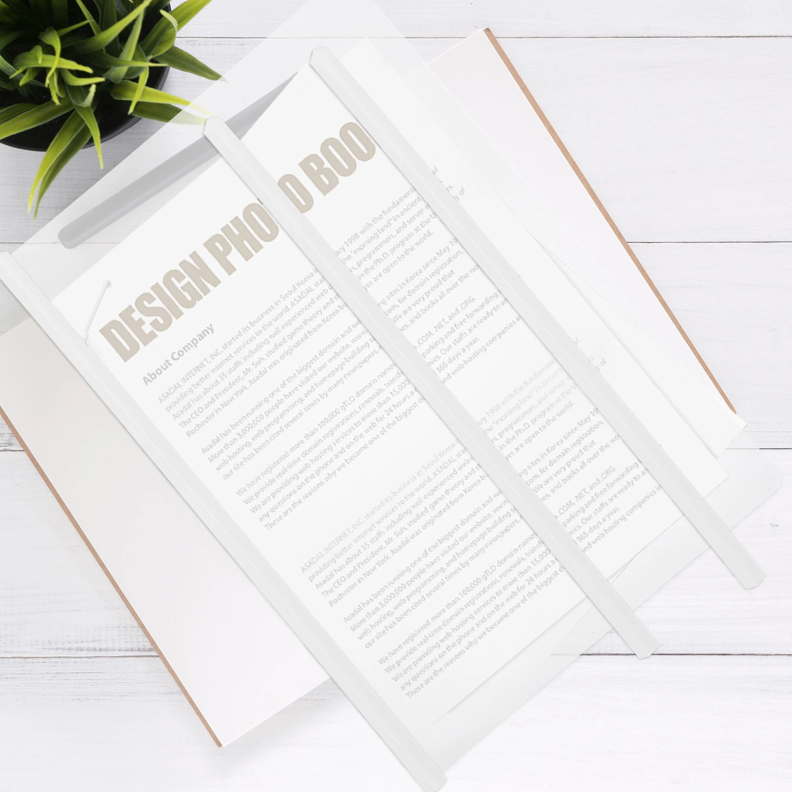 

10Pcs File Binder Sliding Bars Plastic Clips for Loose Leaf Book Binding Document Organizer Report Covers