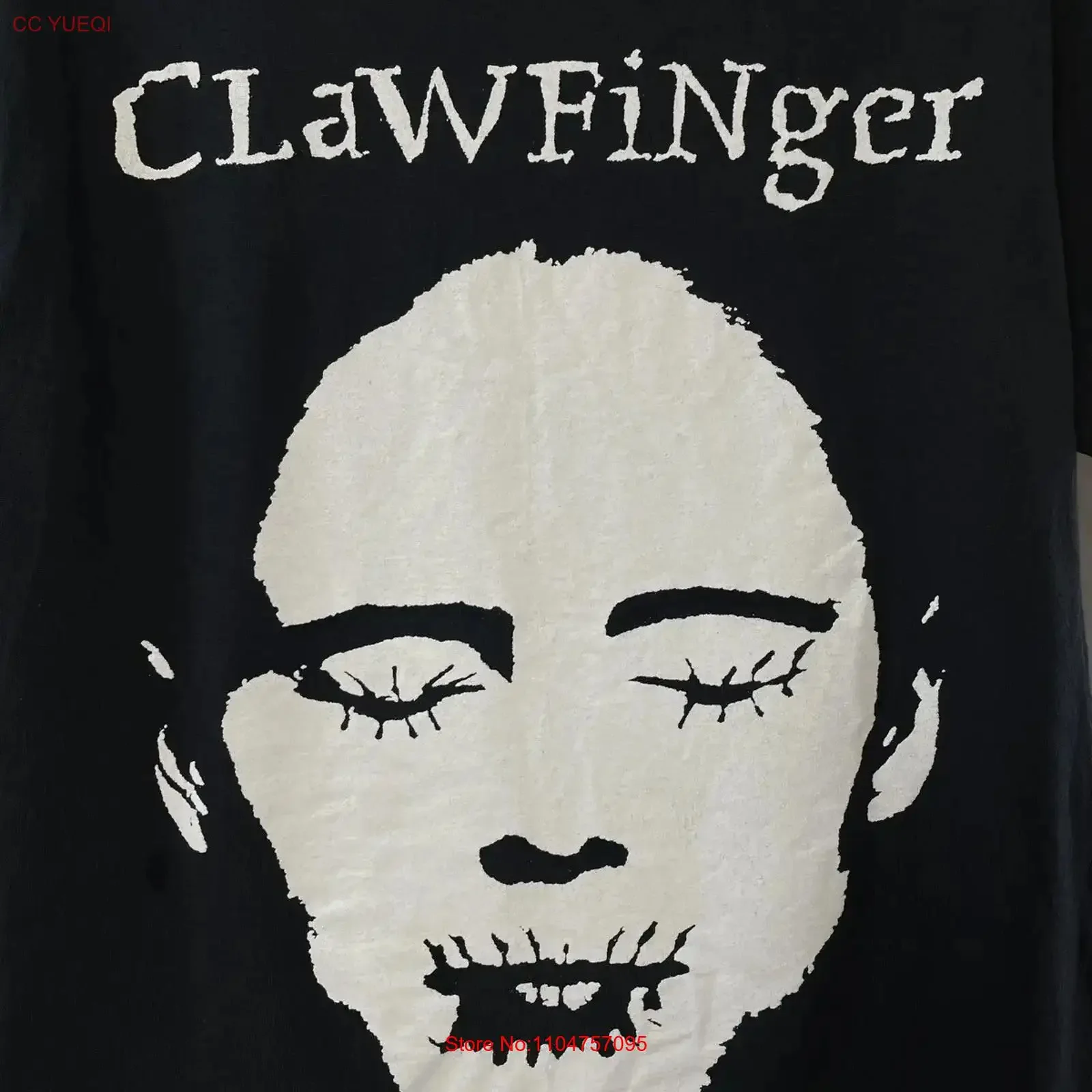 Vintage Clawfinger Deaf Dumb Blind  Black All Size T Shirt AC2668 vintage Washed Slightly Top For Everyday Wear Breathable