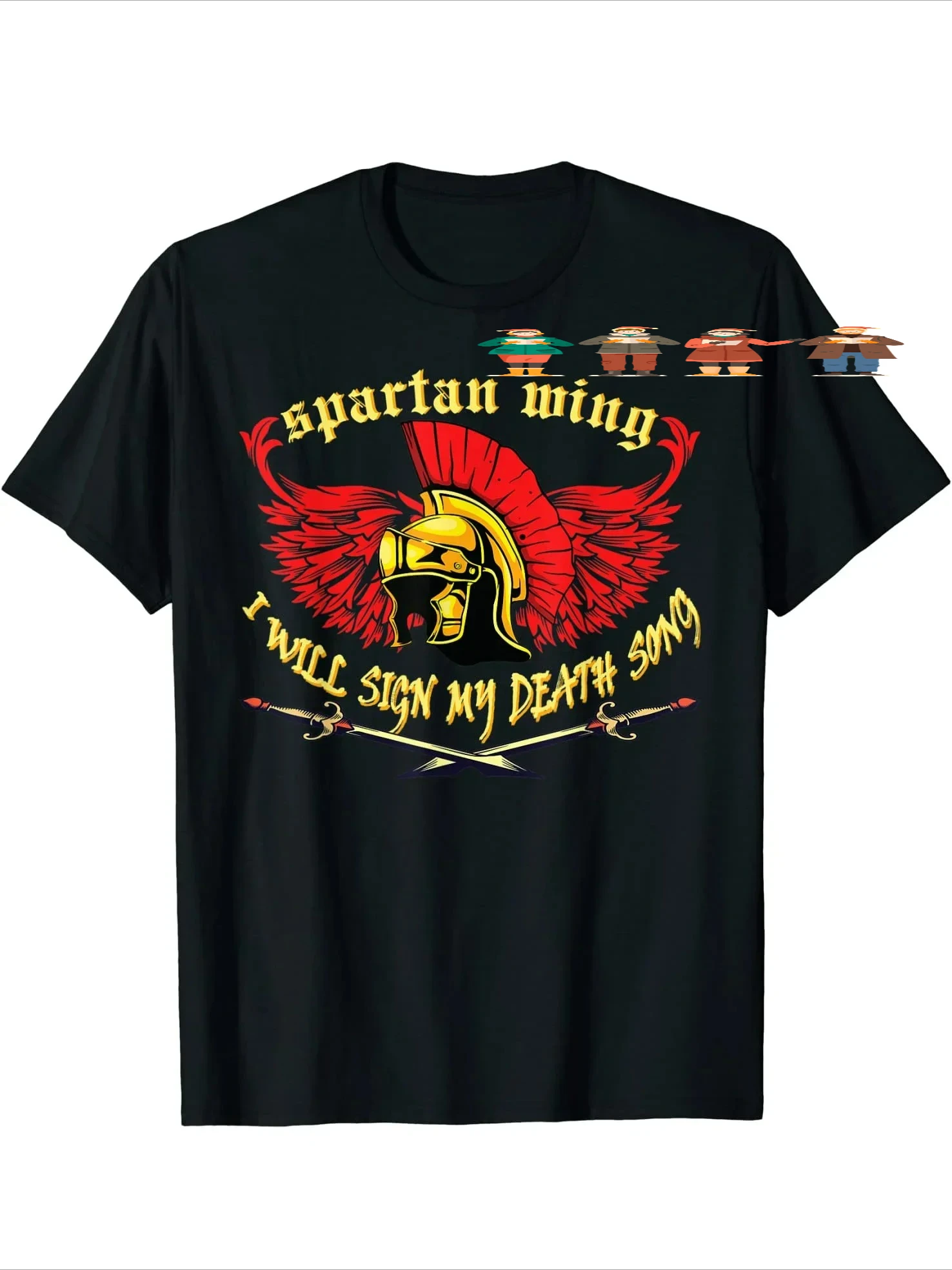 Spartan Warrior Gladiator Helmet Spartans Saying T-Shirt 100% Cotton O-Neck Summer Short Sleeve Casual Mens T-shirt Size S-3XL